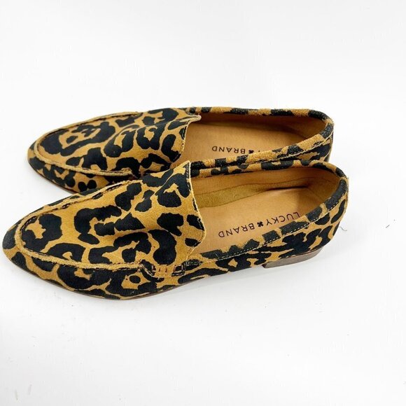 ✅ LUCKY BRAND CHEETAH LOAFERS SIZE 5 - Picture 2 of 5